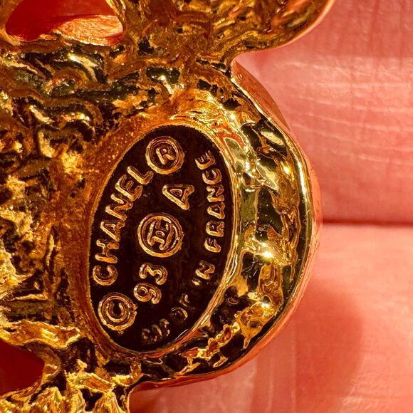 Vintage Multi-colored stone and crystal rhinestone Earrings - Picture 4 of 9